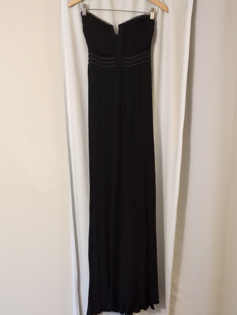 Guess Strapless Black Maxi Summer Dress